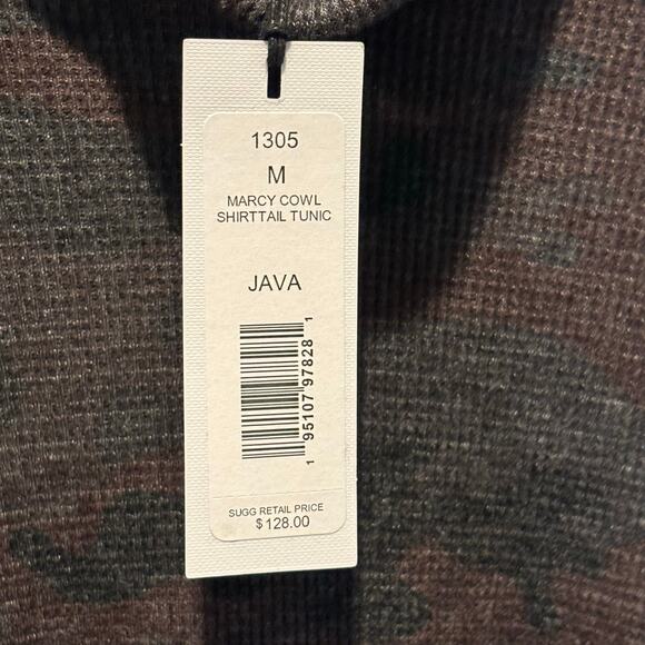 Michael Stars NWT Marcy Cowl Shirttail Tunic Top in Java - size Medium - Picture 4 of 7